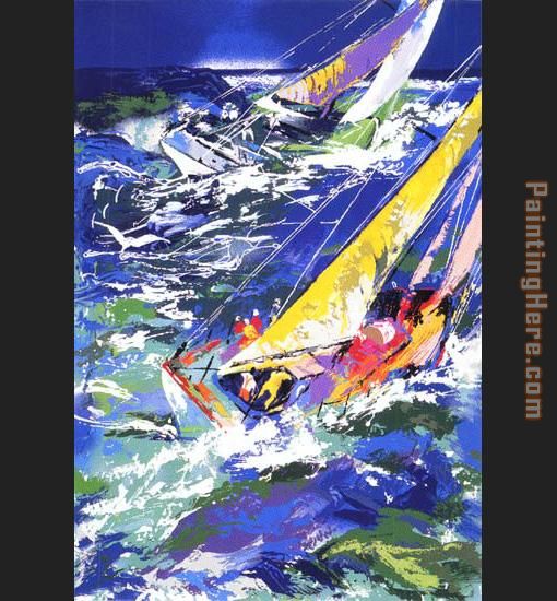 High Seas Sailing II painting - Leroy Neiman High Seas Sailing II art painting